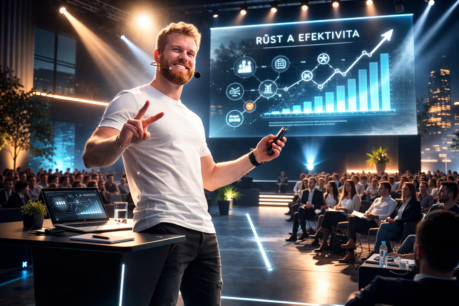 Prezentující AI Jakub